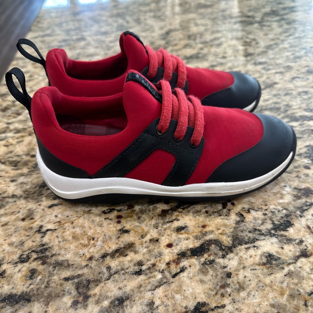 Prada Boy’s 0E0785 Neoprene Sneakers - Picture 4 of 4